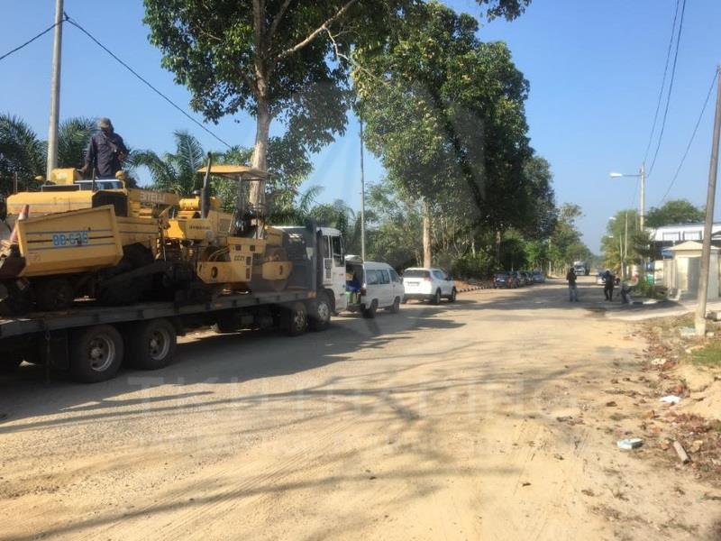 Road Resurfacing and Road Line at Senai Scientex Jalan Idaman 